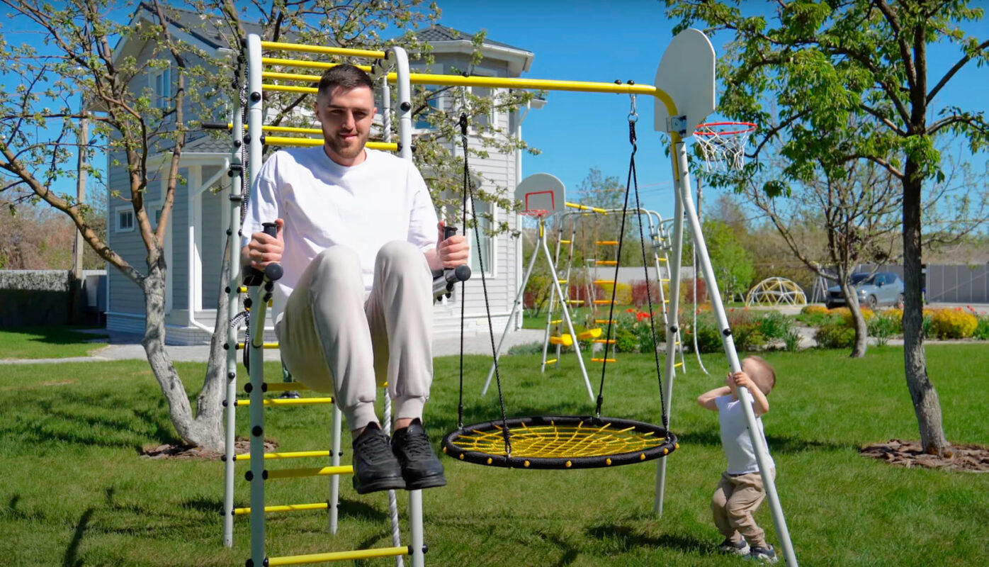 fitness ogrodowy plac zabaw ()