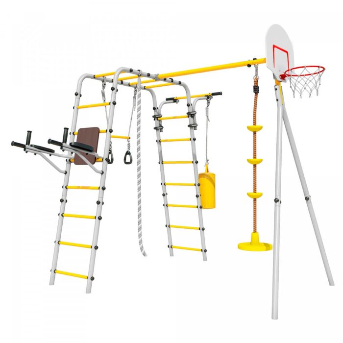 fitness z talerzem plac zabaw