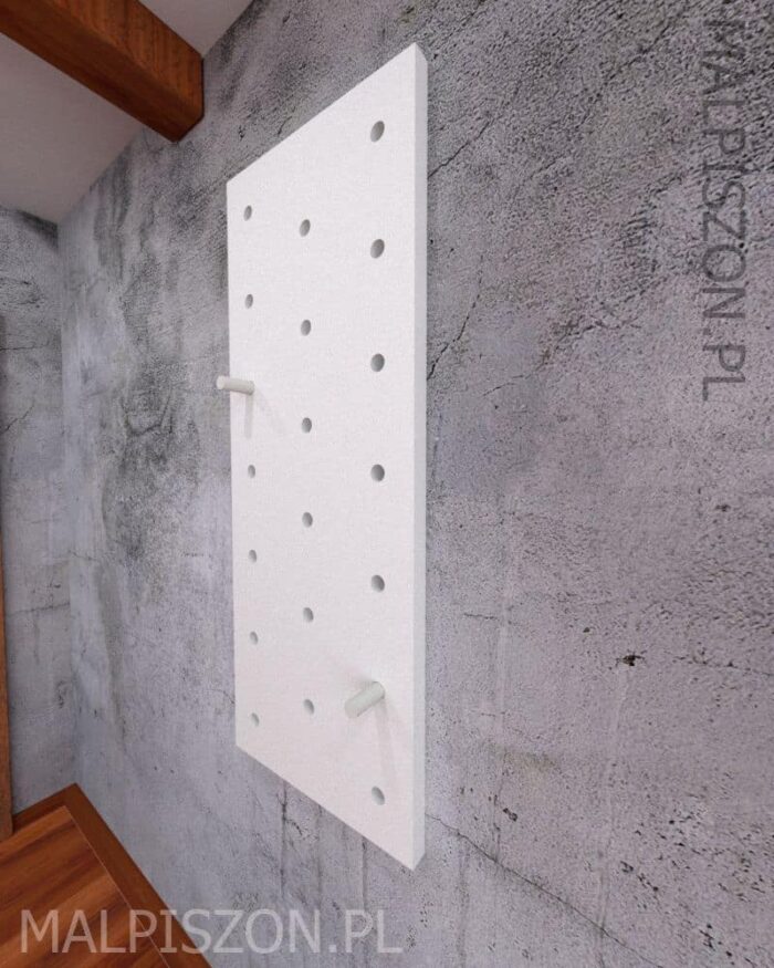 pegboard tablica wspinaczkowa biala do pokoju