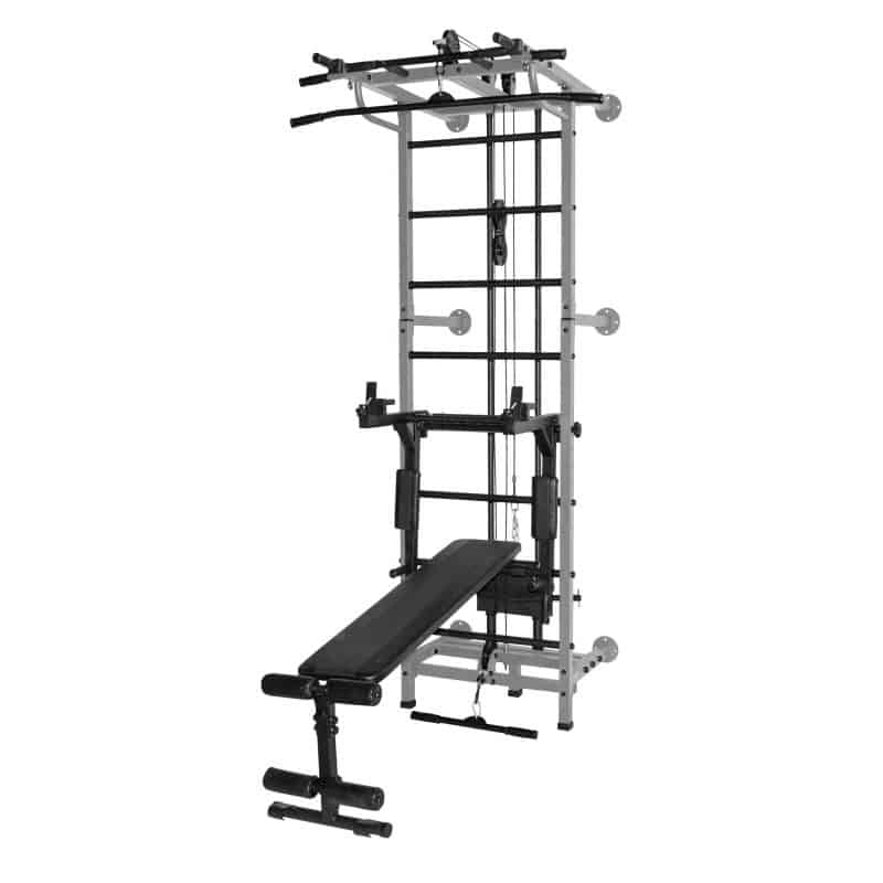 drabinka gimnastyczna kraft system 3w1 szara