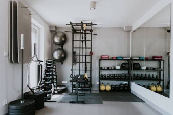 silownia domowa metalowa