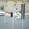 porecze ogrodowe workout dla dzieci szare foto
