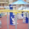 porecze ogrodowe workout szare dla dziecka
