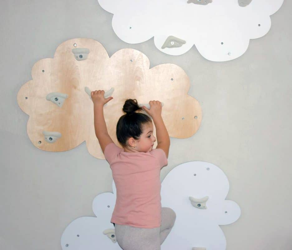 ścianka wspinaczkowa do pokoju chmurka
