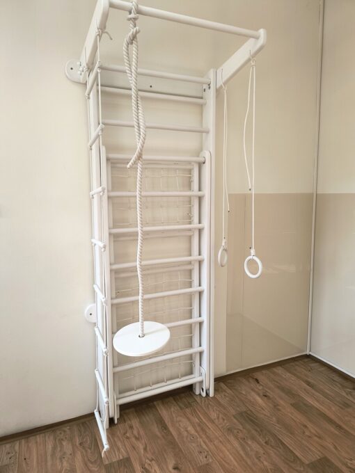 drabinka gimnastyczna czempion biala ()