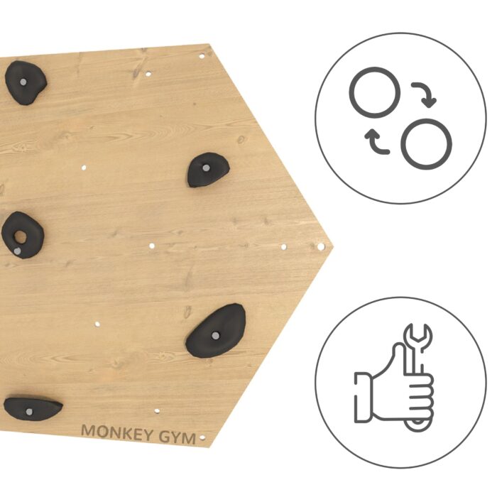 ścianka wspinaczkowa sześciokąt moduł ()