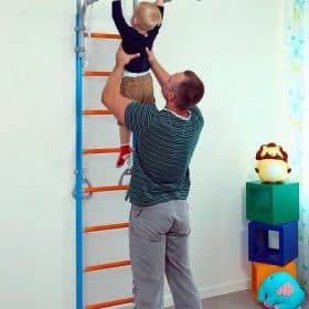 metalowe drabinki gimnastyczne family rodzic i dziecko