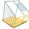 siatka wspinaczkowa trapezoidalny domowy plac zabaw dziecka