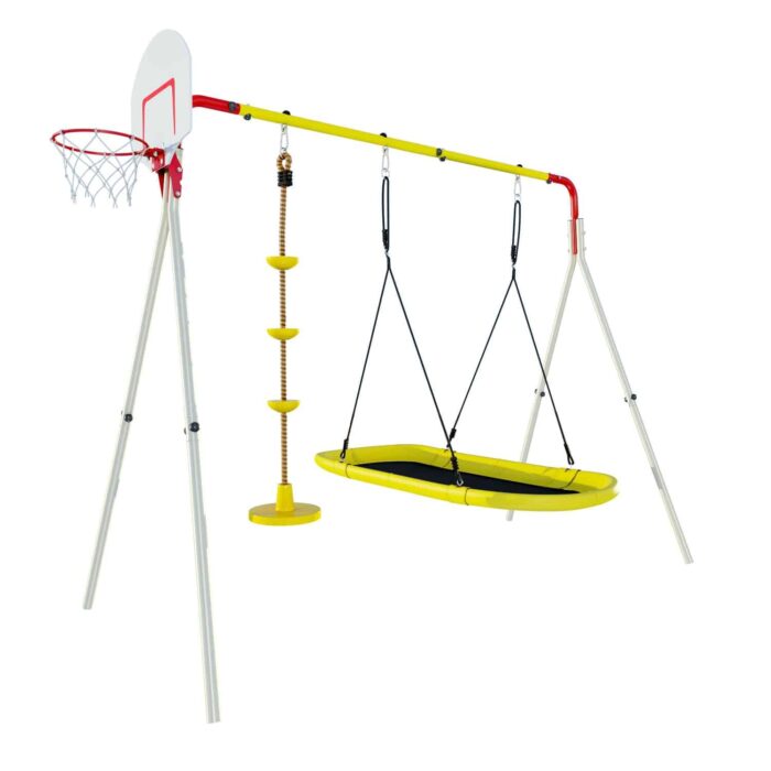 huśtawka ogrodowa podwójna Mix