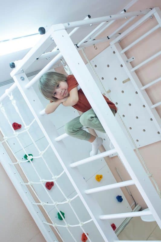 drabinki gimnastyczne drewniane wspinaczka