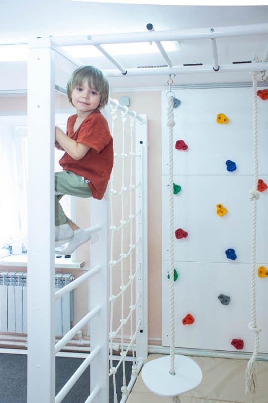 drabinki gimnastyczne drewniane wspinaczka