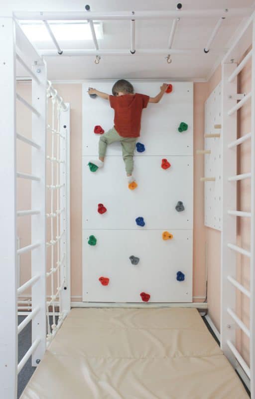 drabinki gimnastyczne drewniane wspinaczka