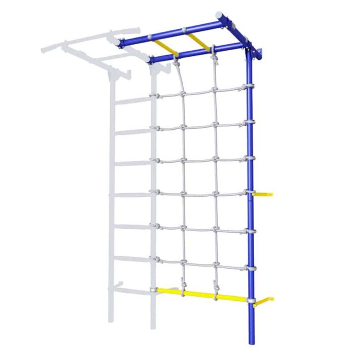 slupek przyscienny z drabinka pozioma niebieski