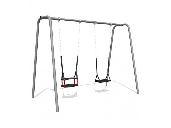 szara hustawka podwojna publiczna outdoor