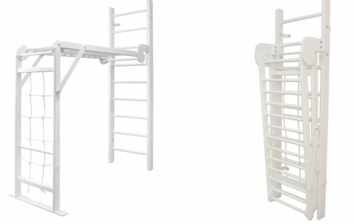 uchwyt mocujacy drabinki do cwiczen biale