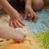kolorowe sensoryczne maty puzzle