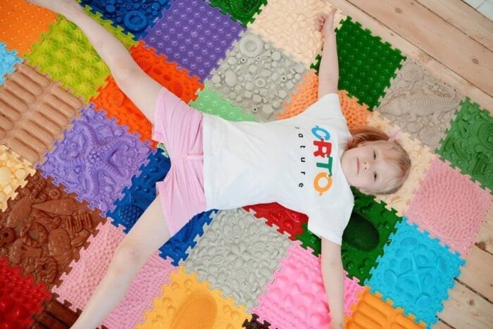 maty kolorowe sensoryczne