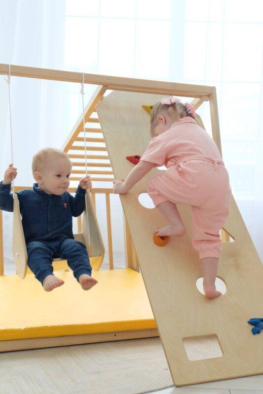 domowy plac zabaw Marynarz ścianka wspinaczkowa