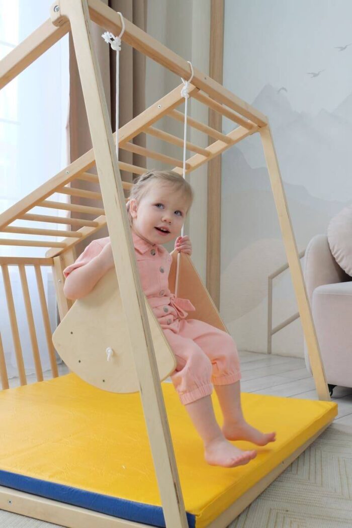 domowy plac zabaw Marynarz stolik hustawka rotated