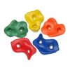 kolorowe chwyty wspinaczkowe plastikowe