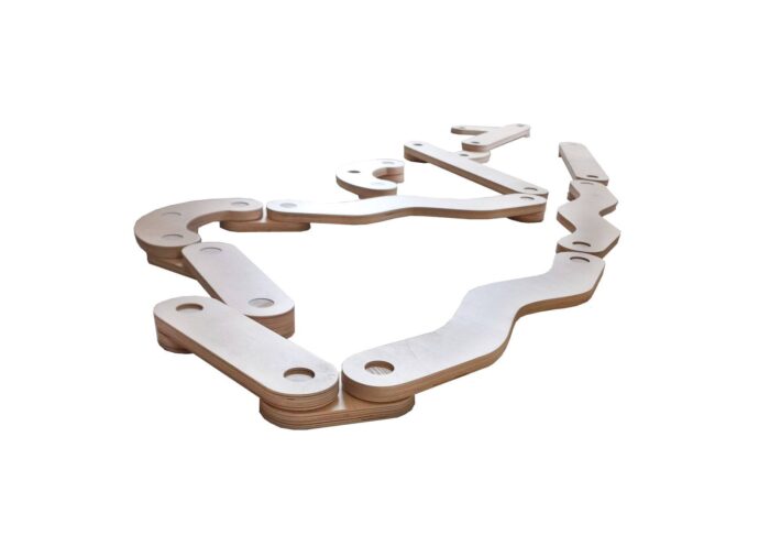 sciezka do balansowania drewniana