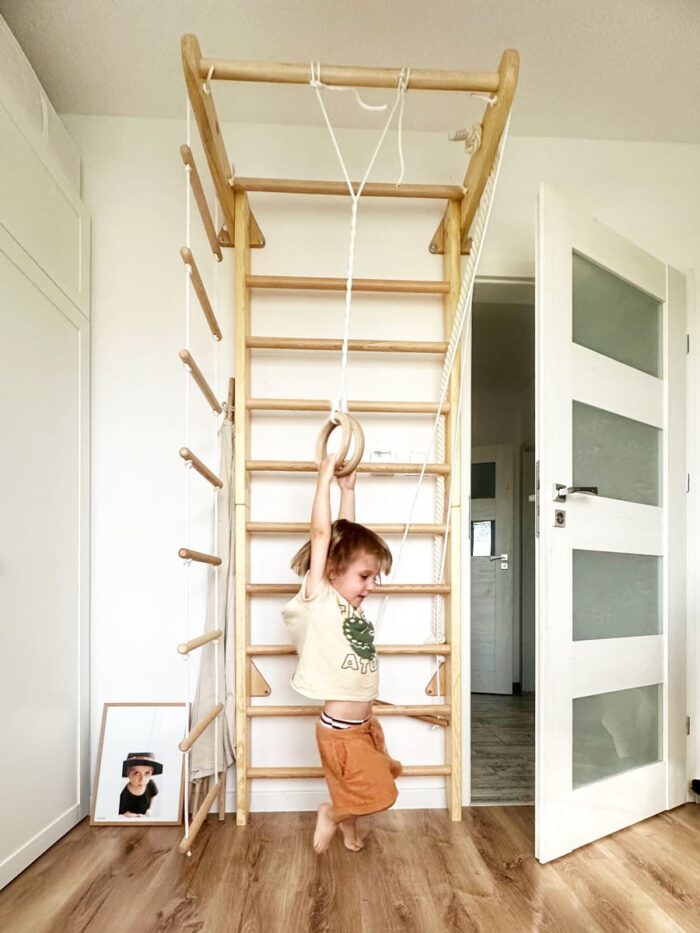 numi drewniana drabinka gimnastyczna do pokoju