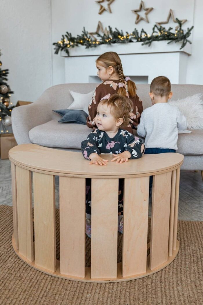 bujak drewniany stolik dla dzieci