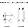 regilacja dlugosci tasm
