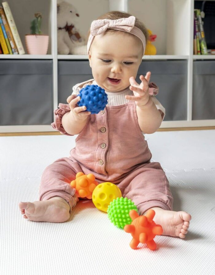 pilki sensoryczne zestaw 11szt