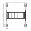 silownia ogrodowa playbase MLT wymiary