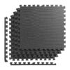 Mata piankowa PUZZLE 4szt czarne1