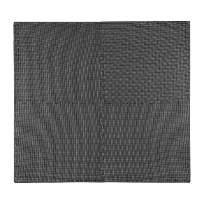 Mata piankowa PUZZLE 4szt czarne2