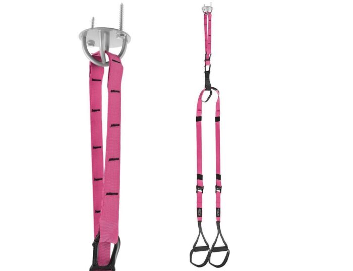 Pasy treningowe 4FIZJO rozowe1