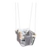 unicolor hustawka dla niemowlat grey pastel