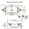 jednoosobowy hamak wymiary