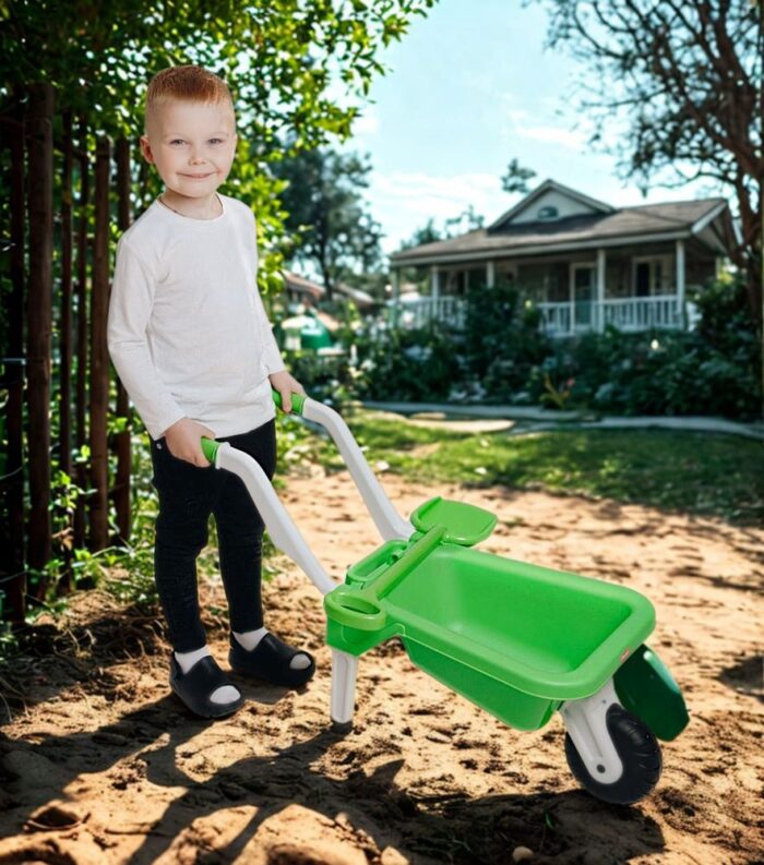 taczka dla dzieci + łopatka