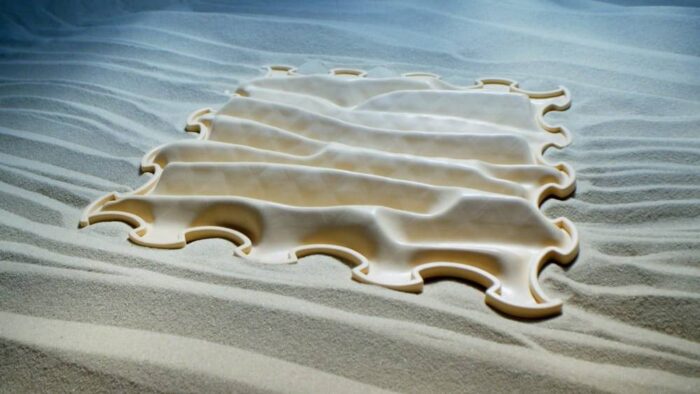 sensoryczne maty fale kremowe