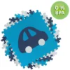mata piankowa puzzle niebieski pojazdy 8