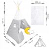 namiot tipi light stars wymiary