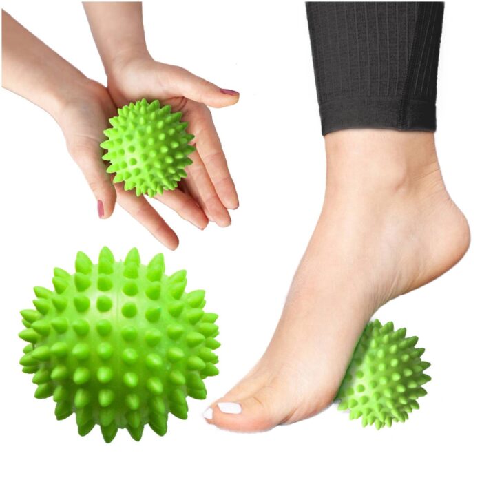 pilka do masazu z kolcami 9CM zielony