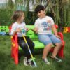lawka dla dzieci plastikowa zielona dla dzieci