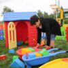taczka dla dzieci king kolorowe