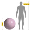 Pilka rehabilitacyjna z wypustkami 65 cm 7