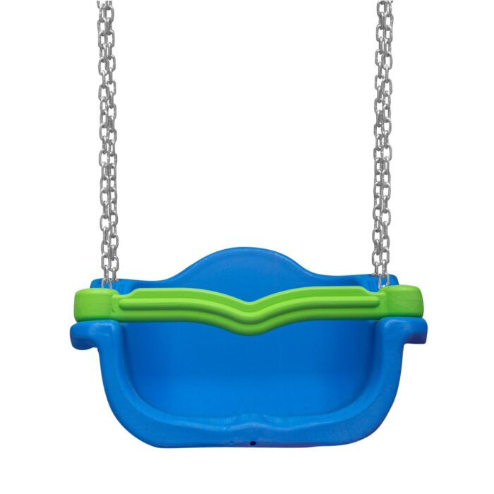 huśtawka kubełkowa King z łańcuchem niebieski