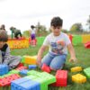 małe klocki edukacyjne na wózku King sztuk ()