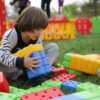 małe klocki edukacyjne na wózku King sztuk ()