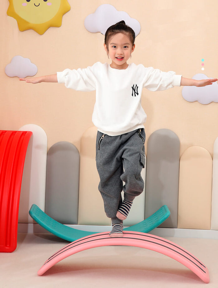 deski do balansowania Wobble rozowe