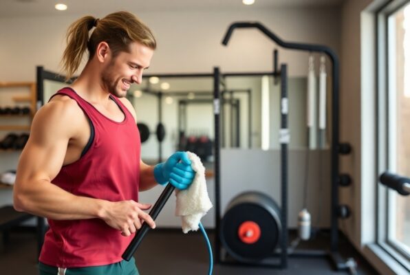 czyścienie siłowni domowej