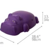 piaskownica dla dzieci Hippo liliowy