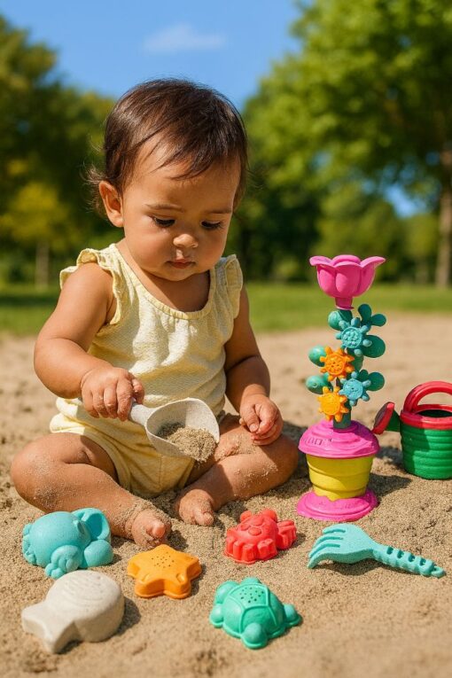 zabawki do piaskownicy i wodne Kwiatuszek Max